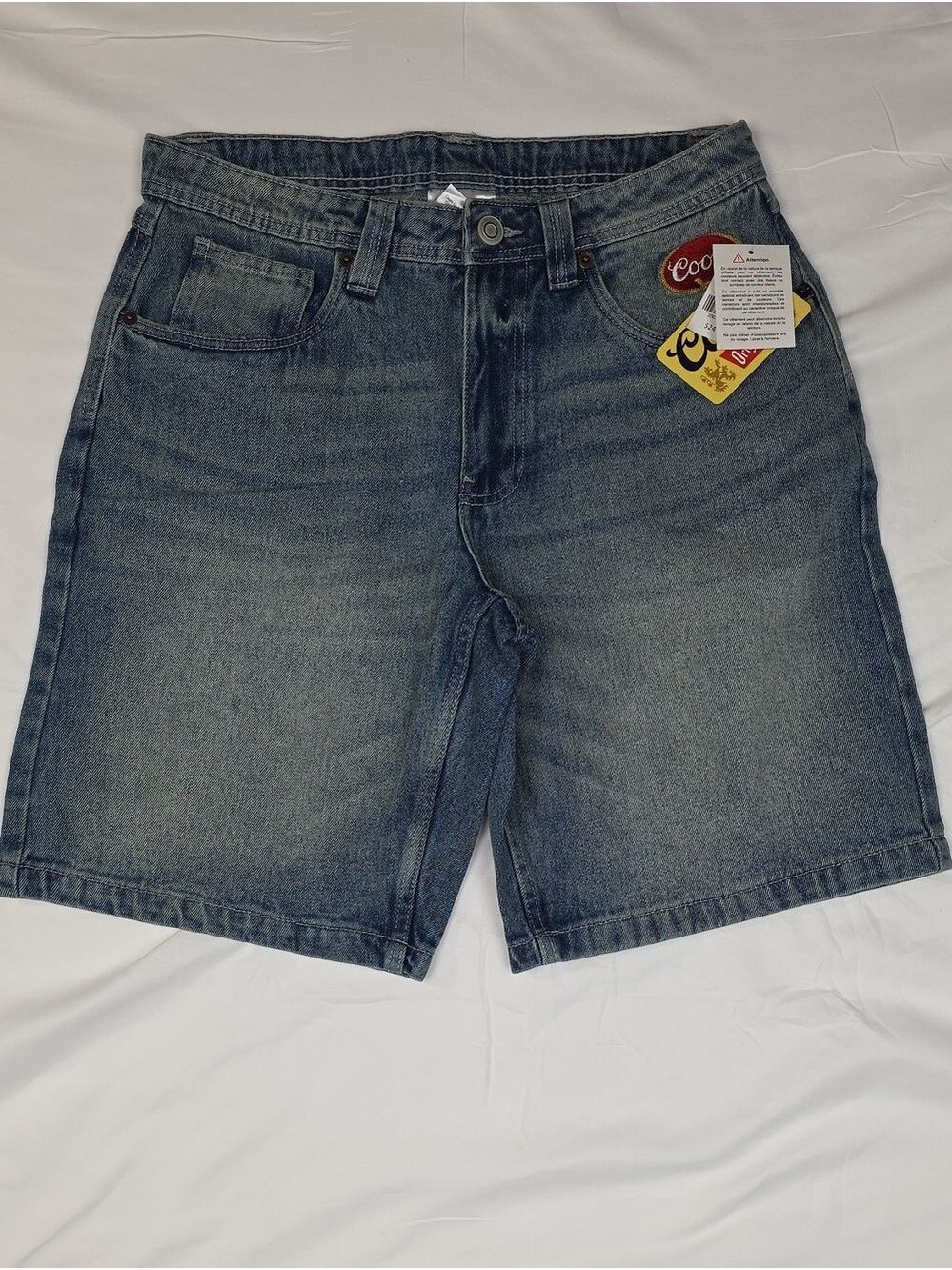 Coors Orginal Men's Faded Blue Denim Shorts 30